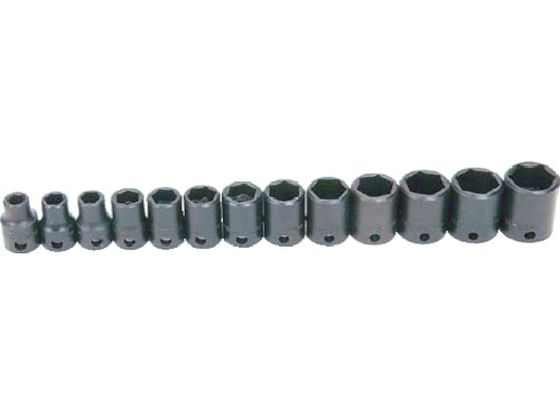 【お取り寄せ】WILLIAMS 3／8運転 遊撃手ソケット仕掛ける 6角 13個 インパク JHWMS-2-13H ソケット ソケット鍵 御役目設備 手道具