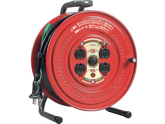 【お取り寄せ】ハタヤ 温度センサー付コードリール 単相100V30M アース付 GS-301KS コードリール１００Ｖ コードリール 延長コード 工事用品 作業用品 工具