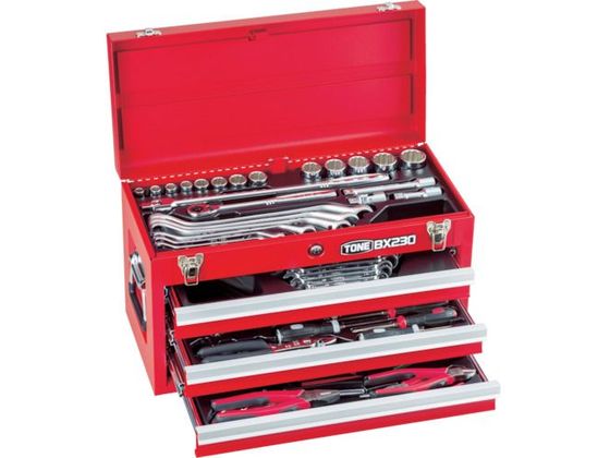 【お取り寄せ】TONE ツールセット 差込角12.7mm 62点セット TSS450BK 工具セット 作業工具 作業用品 工具