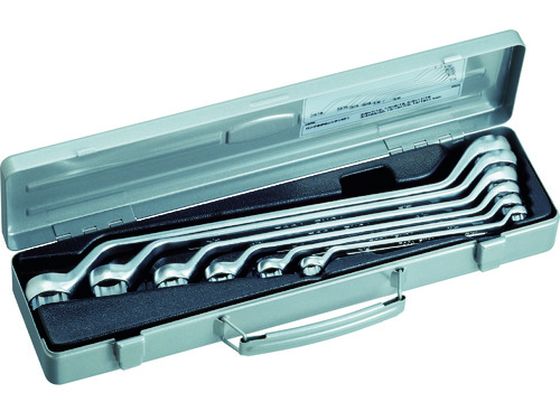 【お取り寄せ】TONE ロングめがねレンチセット(45°) 吋目 2600 めがねレンチ レンチ スパナ プーラー 作業用品 工具