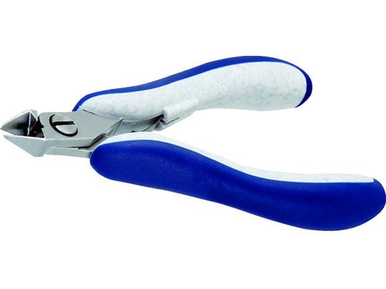 【お取り寄せ】idealtek ESD精密ニッパ 先細形 フルフラッシュ刃 120mm ES5342-CR-BG-IT ニッパ ペンチ プライヤー 作業用品 工具