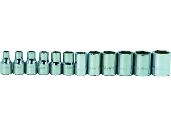 【お取り寄せ】WILLIAMS 1／4運転 ソケット仕掛ける 6角 12個 JHWMSM-12HRC ソケット ソケット鍵 御役目設備 手道具