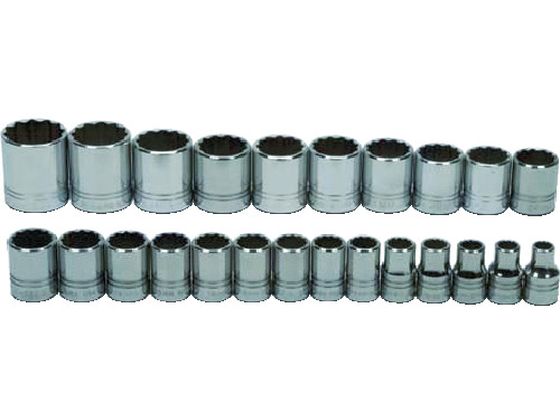 【お取り寄せ】WILLIAMS 1／2運転 ソケット仕掛ける 12角 24個 JHWMSS-24RC ソケット ソケット鍵 やり方備品 手道具