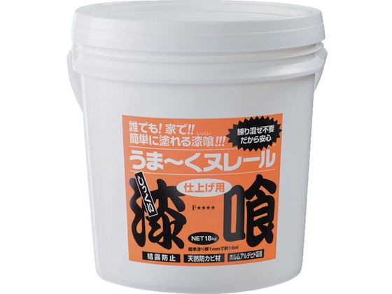 【お取り寄せ】日本プラスター うま~くヌレール 18kg クリーム色 12UN22 塗料 塗装 養生 内装 土木 建築資材