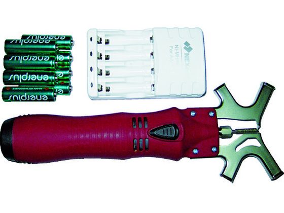 【お取り寄せ】ニシガキ チェンソー研研(充電池・充電器付き) N819 研磨機 電動工具 油圧工具 作業用品 工具