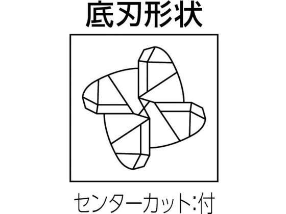 【お取り寄せ】三菱K/4枚刃インパクトミラクル高能率加工用超硬テーパネク制振ラシ