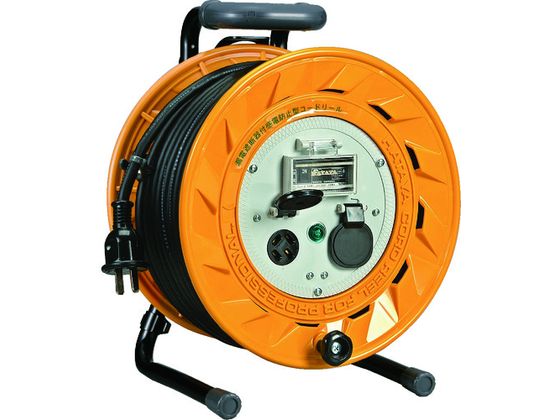 【お取り寄せ】ハタヤ 三相200V型ブレーカーリール 50mアース付 20A BL-502M 延長コード コードリール 工事用品 作業用品 工具｜JET PRICE