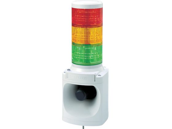 【お取り寄せ】パトライト LED積層交通信号灯付き添い人陰電子音知らせ器 色:赤・黄・緑 LKEH-320FA-RYG 知らせ器 ＦＡ検出器 抑えつける備品 灯し火 抑えつける部分品