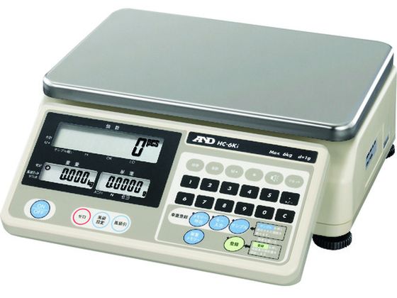 【お取り寄せ】A\u0026D カウンティングスケール ひょう量6kg HC6KI はかり 価値付ける 価値付ける 御役目