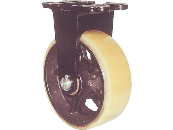 【お取り寄せ】ヨドノ 鋳物重量用キャスター 許容荷重1225 取付穴径15mm MUHA-MK250X90 キャスター 筐体 機構部材 金物