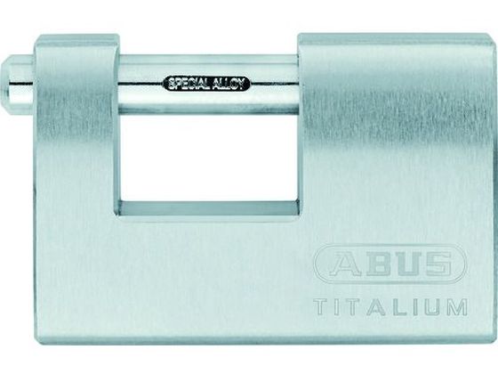 【お取り寄せ】ABUS カンヌキ式シリンダー南京錠 TITALIUM 98TI／90 補助錠 建築金物 土木 建築資材