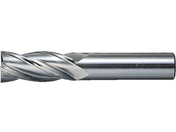 【お取り寄せ】三菱K 4枚刃センタカット ハイススクエアエンドミルミディアム刃長(M)25mm 4MCD2500 エンドミル エンドミル保管用品 切削工具 作業用品 工具