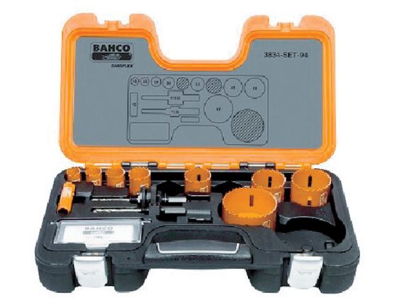 【お取り寄せ】バーコ バイメタルホルソー セット 3834-SET-94 穴あけ工具 ホールソー コアドリル 切削工具 作業用品 工具