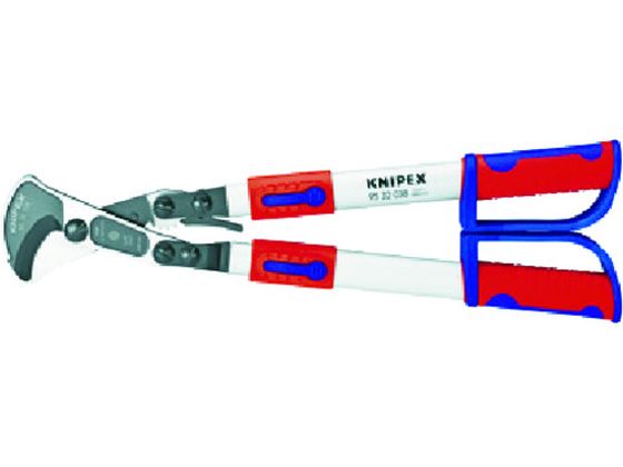 【お取り寄せ】KNIPEX 伸縮式ケーブルカッター 570‐770mm 9532-038 ケーブルカッター 空調 電設資材 作業用品 工具