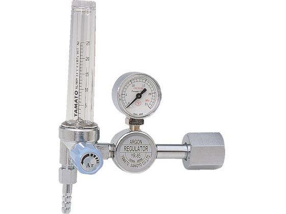 【お取り寄せ】ヤマト アルゴン用調整器 YR-85F YR-85F 溶接ガスホース 調整器 カプラ 溶接 潤滑 接着 補修