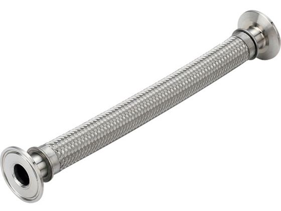 【お取り寄せ】NFK サニタリーフランジ(フェルール)式フレキシブルホース SNTタイプ ALLSUS304 1.5S×300L NK-1800SNT SUS304-1.5S-300L エアチューブ ホース 流体継手 チューブ 生産加工用品 作業用品 工具