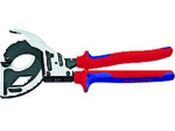 【お取り寄せ】KNIPEX ラチェットケーブルカッター 320粍 9532-320 有線テレビ切り手 冷房装置 電設原材料 やり方装置 物の具
