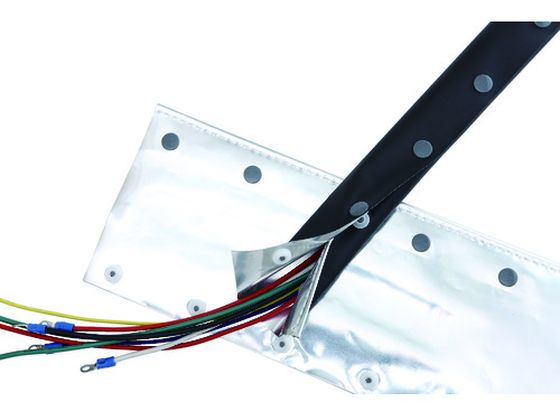 【お取り寄せ】TRUSCO 電磁波シールド結束チューブ ホックタイプ 100Φ5m OTF-100-5-R2 電線保護資材 電気材料 生産加工用品 作業用品 工具