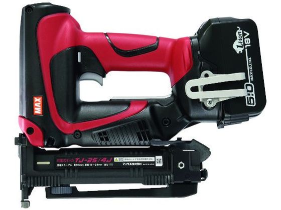 【お取り寄せ】MAX 充電式4Jタッカセット(5.0AH) TJ-25 4J-BC 1850A タッカ 空気工具 作業用品 工具