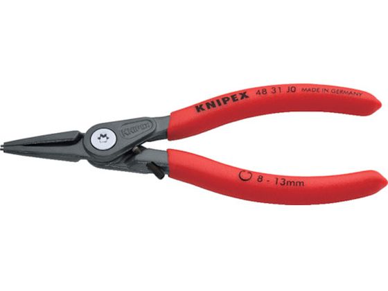 【お取り寄せ】KNIPEX 4831-J1 穴用精密スナップリングプライヤー 直 4831-J1 プライヤー ペンチ ニッパ 作業用品 工具