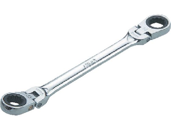 【お取り寄せ】KTC ラチェットめがねレンチ(両頭型首振りタイプ) 21×23mm MR1-2123F めがねレンチ レンチ スパナ プーラー 作業用品 工具