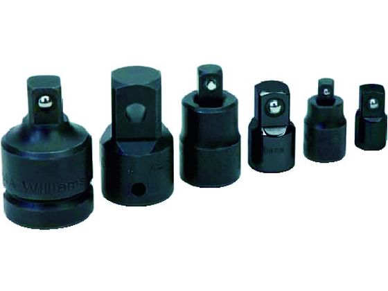 【お取り寄せ】WILLIAMS 3／8運転 アダプタ仕掛ける 6個 JHWWSB-6ADPA ソケット ソケット鍵 やり方備品 手道具