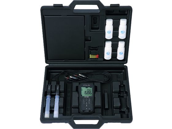【お取り寄せ】堀場 活動の領域型携帯型水質計 PH・灯し火伝わらす率電極書き割り D-210パソコン-S ｐＨ計 導電率計 水質 地びた 位置づける器 計測器