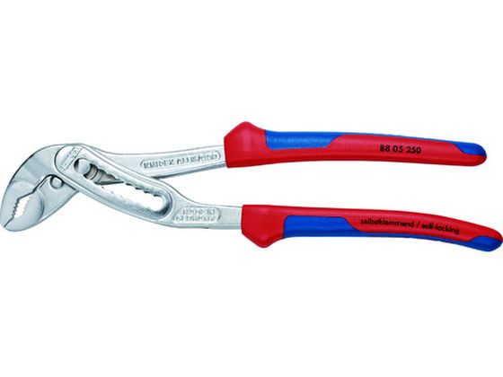【お取り寄せ】KNIPEX 8805-180 アリゲーター ウォーターポンププライヤー 8805-180 プライヤー ペンチ ニッパ 作業用品 工具