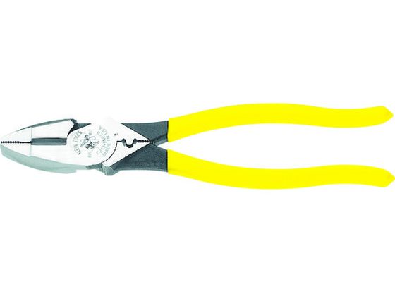 【お取り寄せ】KLEIN 圧着ペンチ 偏芯タイプ 250mm D213-9NE-CR ペンチ ニッパ プライヤー 作業用品 工具