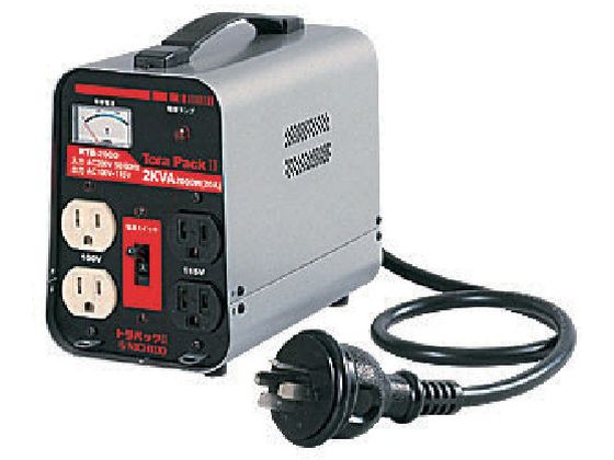 【お取り寄せ】日動 変圧器 降圧専用トラパック リングトランス 2KVA RTB-200D-100V トランス 電源 電子部品 コネクタ