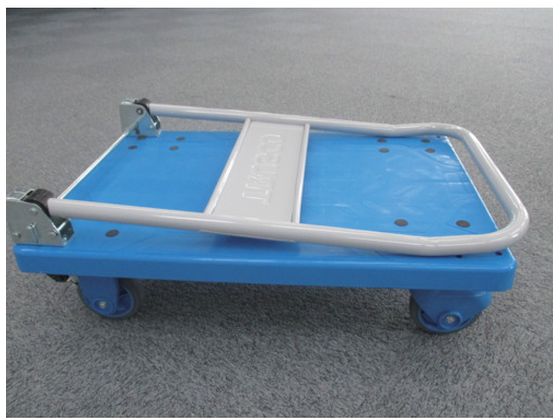 【お取り寄せ】TRUSCO樹脂台車グランカート折畳800×535ストッパー