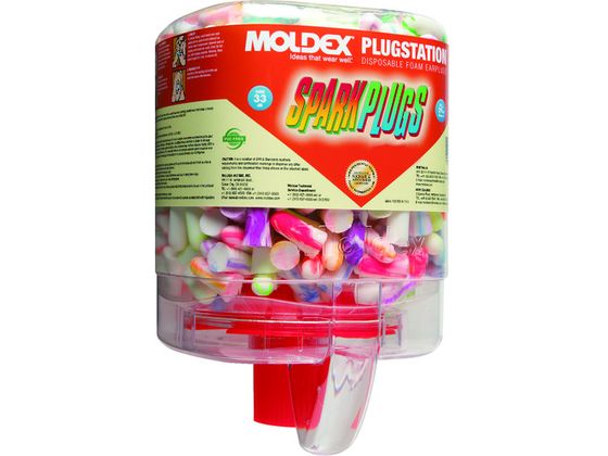 【お取り寄せ】MOLDEX 耳栓 スパークプラグ プラグステーション 250組入 6644 耳栓 イヤープラグ イヤーマフ 安全保護具 作業
