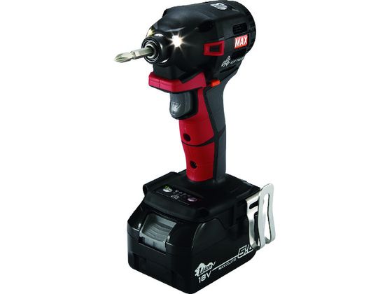 【お取り寄せ】MAX 充電式ブラシレスインパクトドライバ本体のみ赤 PJ-ID153R インパクトドライバー 電動工具 油圧工具 作業用品 工具