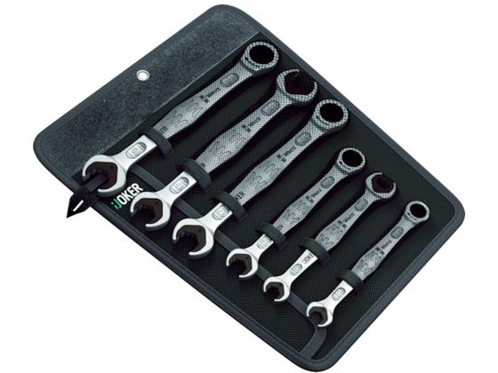 【お取り寄せ】Wera コンビネーションラチェットレンチセット (6本組) 020022 ラチェットレンチ レンチ スパナ プーラー 作業用品 工具