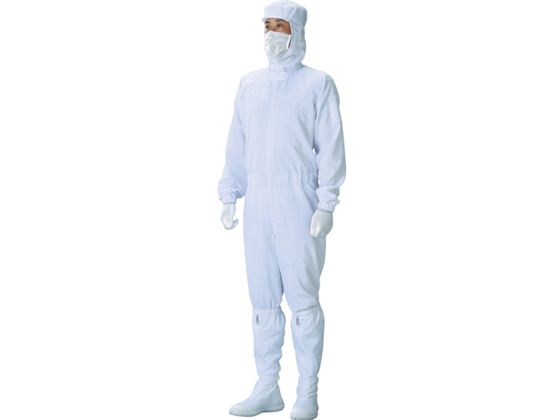 【お取り寄せ】ADCLEAN クリーンスーツ 白 M CK10341M クリーンウェア クリーン対策 静電気対策