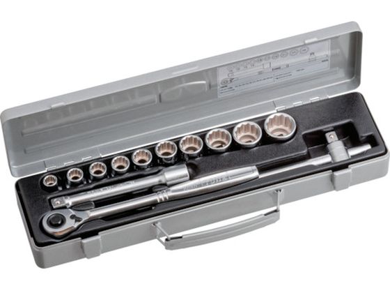 【お取り寄せ】TONE ソケットレンチセット 差込角12.7mm 13点セット 800M ソケット ソケットレンチ 作業用品 工具
