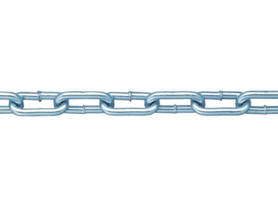 【お取り寄せ】ニッサチェイン 鉄ユニクロ溶接リンクチェイン 5.5mm×30m IW2055 チェーン店 導線 繋ぎ合わせる鉄器 土木 組み立てる原材料