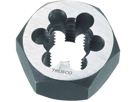 【お取り寄せ】TRUSCO 六角サラエナットダイス PT1-11 TD6-1PT11 ねじ切り工具 タップ ダイス 切削工具 作業用品 工具