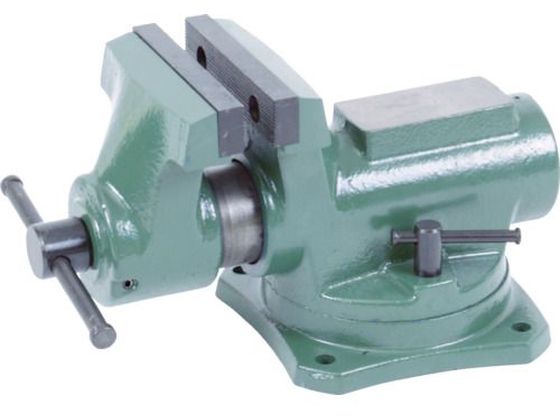 【お取り寄せ】TRUSCO 回転させる台付バイス(軽御勤め用) 100粍 TRV-100 バイス クランプ お手手押し付ける 御勤め装具 物の具