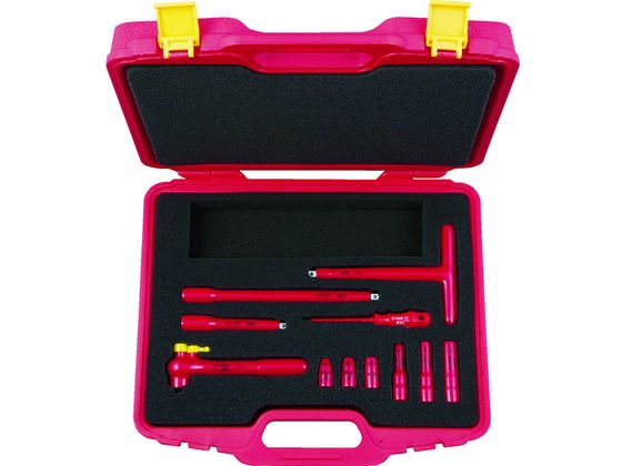 【お取り寄せ】KTC 絶縁工具セットA ZTB311A 絶縁工具 防爆 作業用品 工具