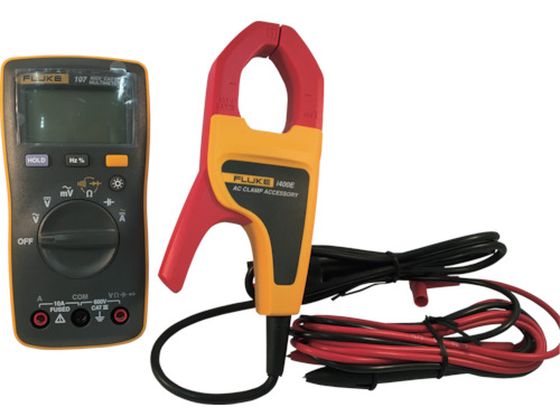 【お取り寄せ】FLUKE ポケットサイズ・マルチメーター107i400E電流クランプ付キット 107 I400E デジタルマルチメーター テスター 電気計測機器 計測器 計量器