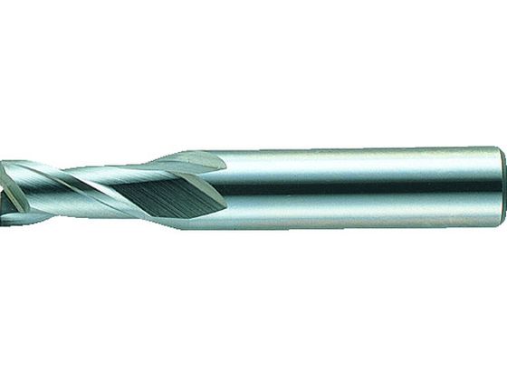 【お取り寄せ】三菱K 2枚刃汎用 ハイススクエアエンドミルショット刃長(S)0.5mm 2SSD0050 エンドミル エンドミル保管用品 切削工具 作業用品 工具