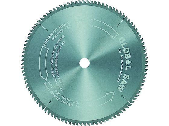 【お取り寄せ】モトユキ グローバルソーアルミ用 GA-255-100 丸のこ チップソー カッター 電動工具 油圧工具 作業用品 工具｜JET PRICE 13,503円