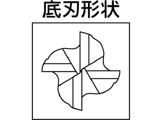 【お取り寄せ】三菱/4枚刃ダイヤモンドコーティングCFRP加工用超硬スクエアエンドミル