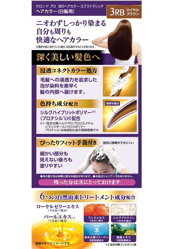 NEW売り切れる前に☆ ダリヤ サロンドプロ 泡のヘアカラーEX 白髪用 3RB www.bestautorepairbg.com