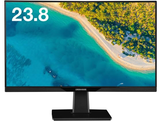 【お取り寄せ】グリーンハウス 23.8型ワイド USB-C PD対応ディスプレイ ディスプレイ モニター本体 デイスプレイ パソコン 家電