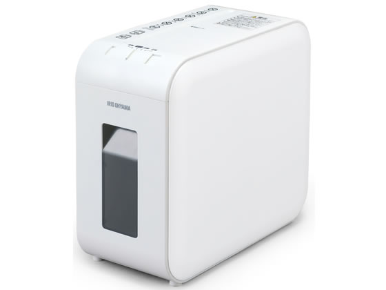 アイリスオーヤマ パーソナルシュレッダー P6HS75C-W オートフィードなし 家庭用シュレッダー 容量１５Ｌ未満 事務機器｜JET PRICE