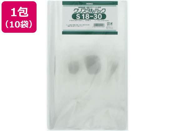 ヘイコー 水晶風呂敷き包み 300×180粍 S18-30 100枚×10袋 まとめ買い 買いだめ 買い置き 御勤め用 ＯＰＰ袋 磁気テープなし 厚さ０．０３粍 磁気テープなし