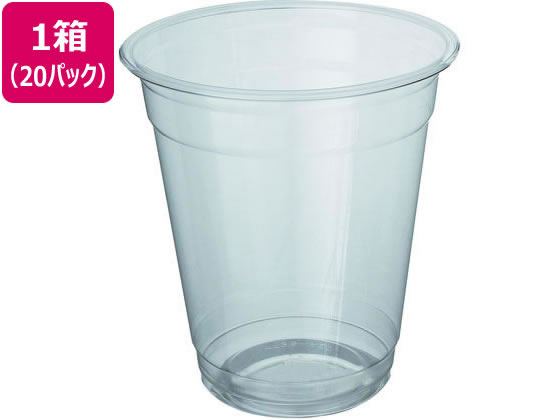 アートナップ 96口径リサイクルPETカップ 420ml 50P 20パック TS-70 まとめ買い 箱買い 買いだめ 買い置き 業務用 クリアカップ 使いきり食器 キッチン テーブル