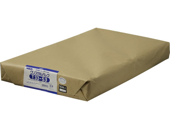 ヘイコー クリスタルパック 530×330mm T33-53 100枚 10パック まとめ買い 買いだめ 買い置き 業務用 OPP袋 テープ付き|JET PRICE
